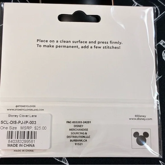 Stoney Clover Lane Disneyland 70th Anniversary Patch - Picture 2 of 3